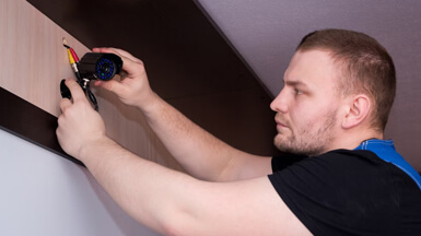CCTV camera installation process