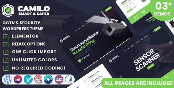 Camilo - CCTV & Security WordPress Theme